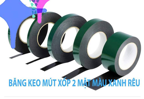 Băng keo hai mặt, băng keo xốp